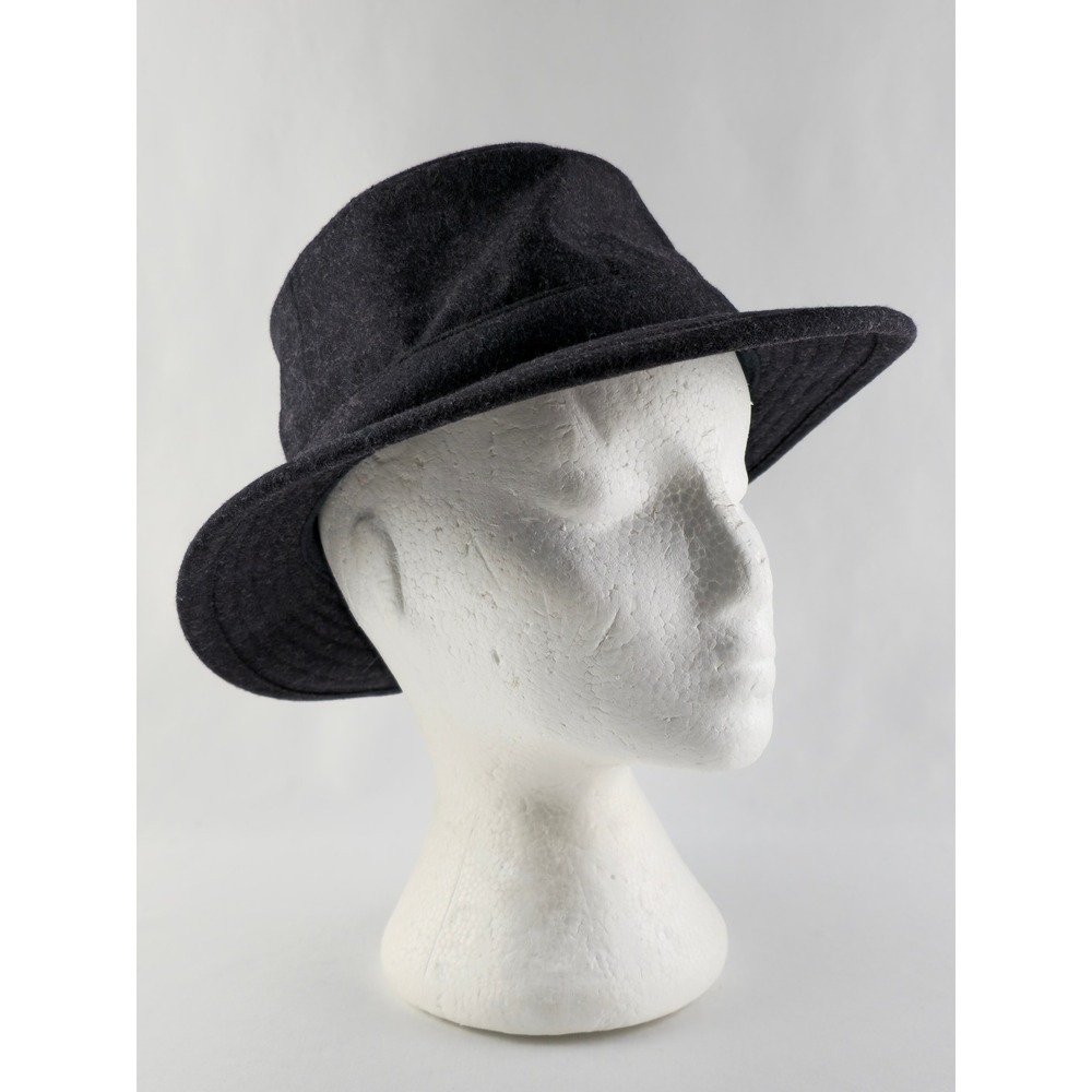 Tilley Endurables Women's TTW2 Grey Tec-Wool Winter Bucket Hat Ear Warmers 7